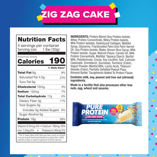 19g of protein per bar