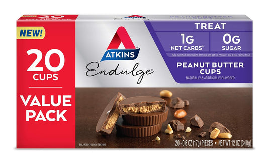 1g net carbs and 0g sugar per serving with no added sugar