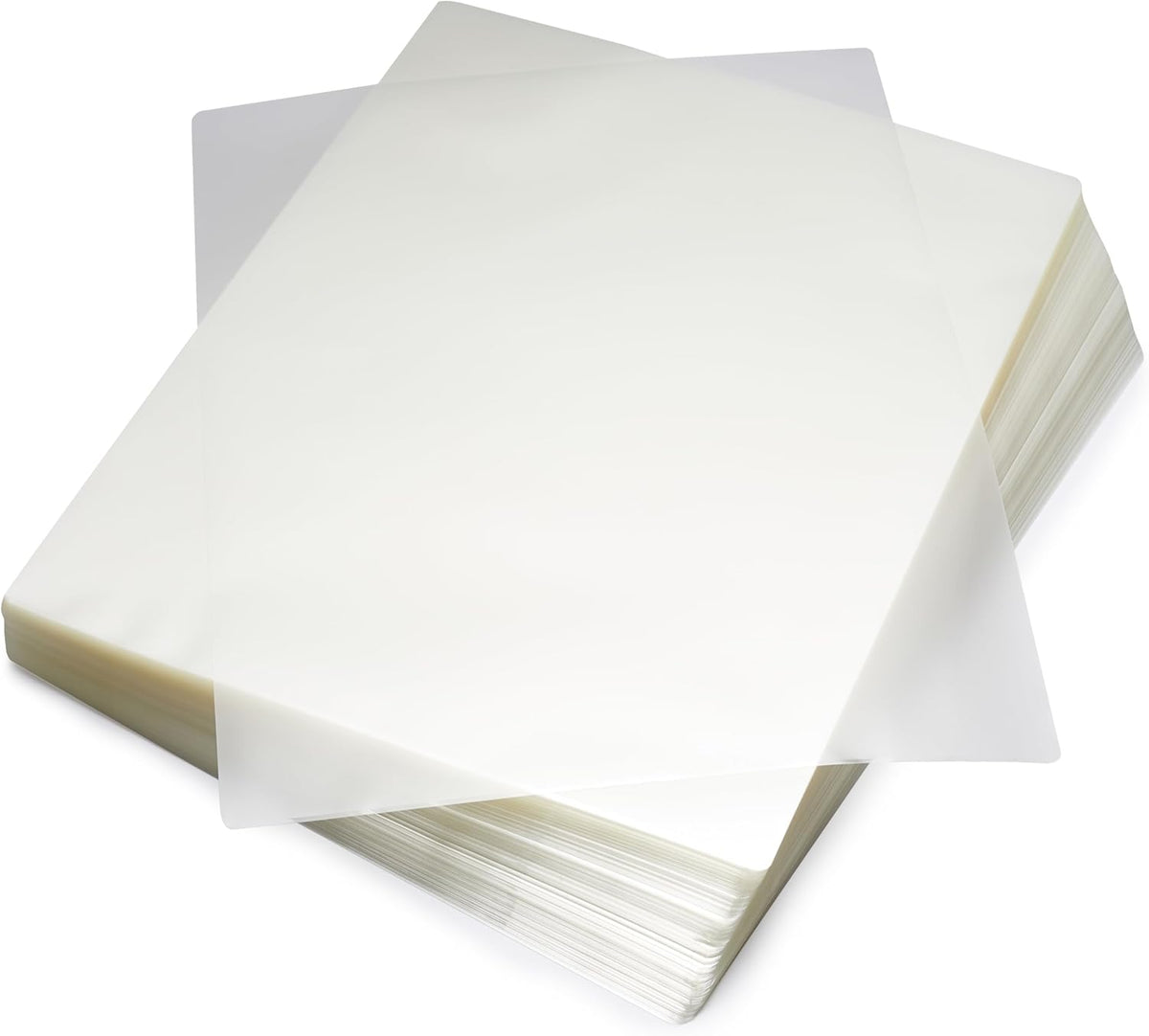 2.8 mil thick clear plastic for reliable strength and transparency