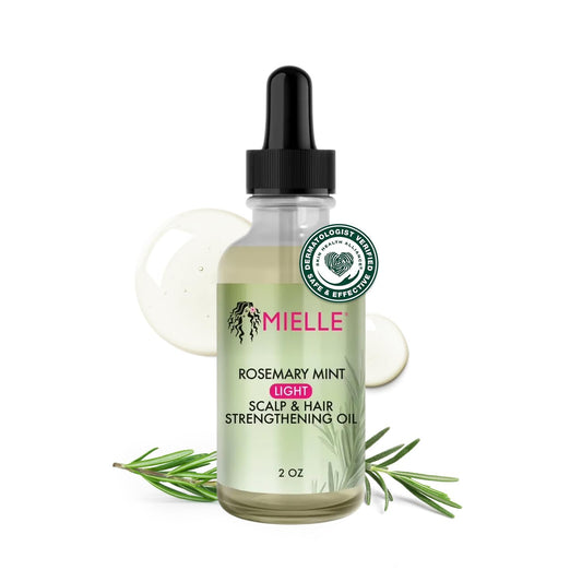 2 fl oz lightweight hair oil with rosemary and peppermint essential oils