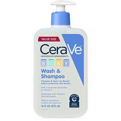 2-in-1 baby wash and tear-free shampoo in a single liquid formula