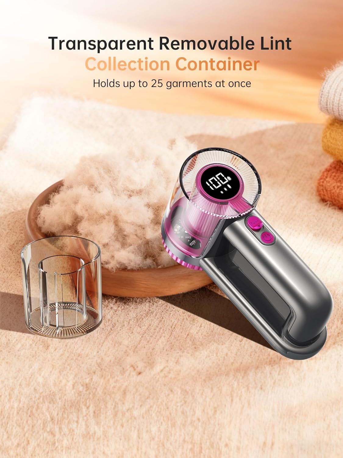 2-in-1 build including integrated lint brush, replacement blade, and cleaning brush