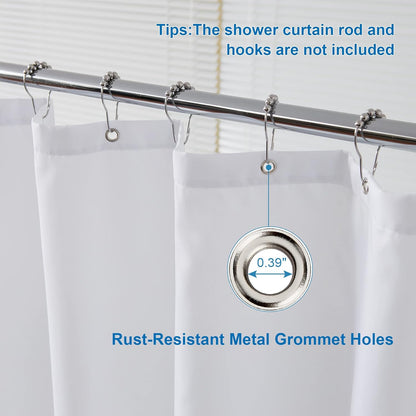 2-in-1 curtain and liner design (no separate liner required)