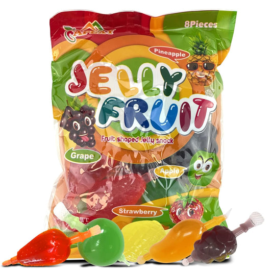2-in-1 dual-consumption format: room-temperature drinkable jelly or freezer-chilled chewy gummy