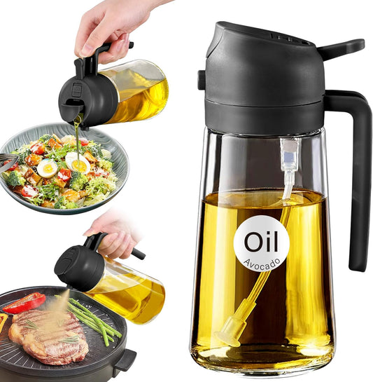 2-in-1 dual-function nozzle for fine mist spraying and direct pouring