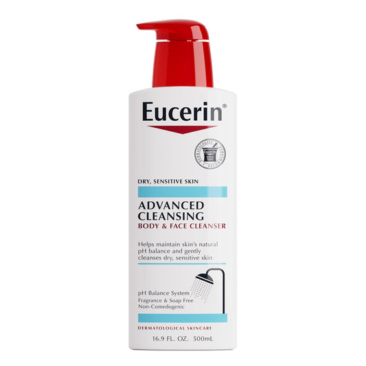 2-in-1 face and body cleansing formula