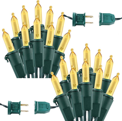 2-pack of 33ft string lights with 100 leds each (200 led size also available)