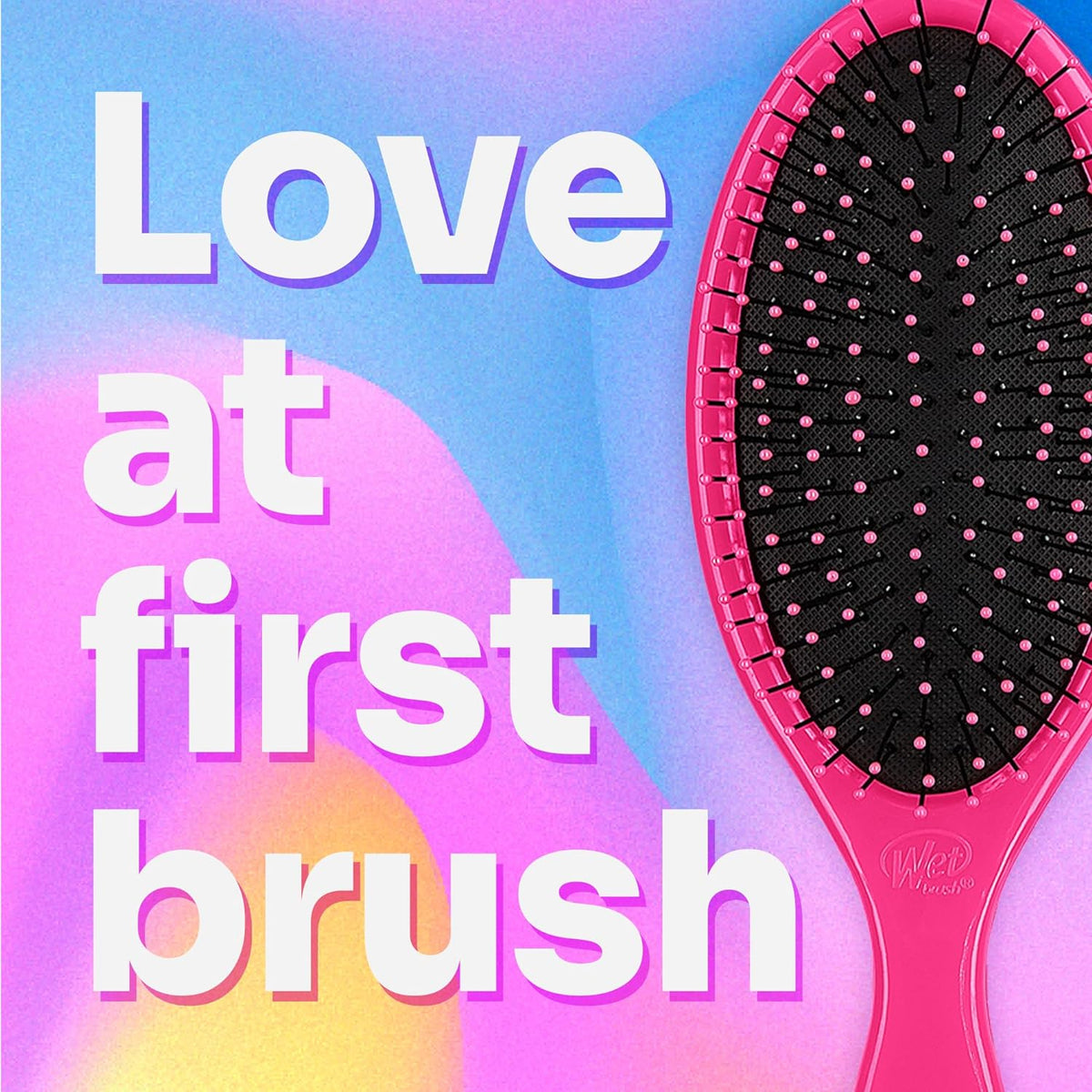 2-piece kit: 1 original detangler brush + 1 coordinating claw clip