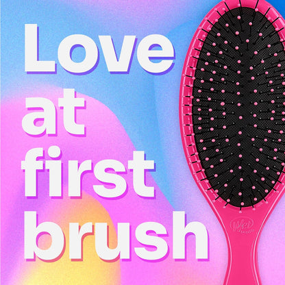 2-piece kit: 1 original detangler brush + 1 coordinating claw clip