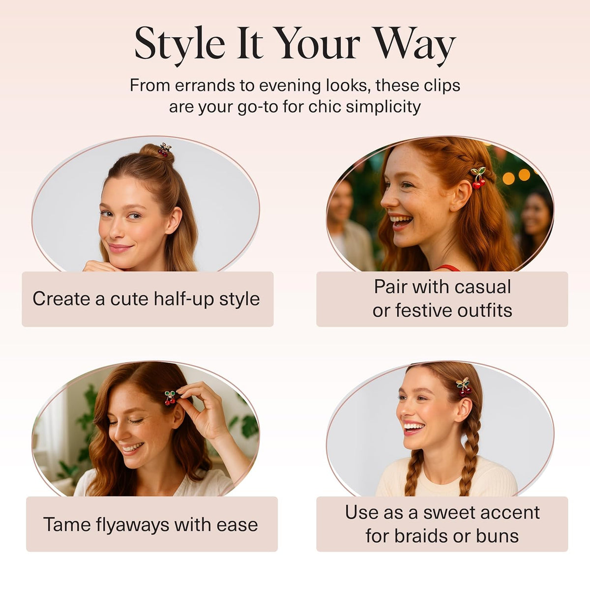 2-piece pack offering coordinated styling options