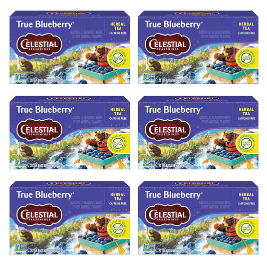 20-count teabag box sold in a pack of 6 (120 bags total) for long-lasting pantry stock