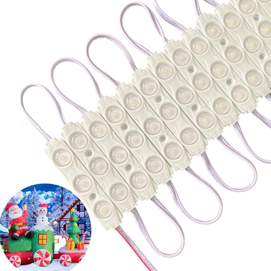 20-led-module strip totaling 9.8 ft with 150 total light sources at 6500k cool white
