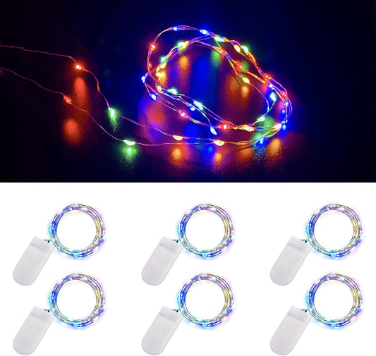 20 micro led bulbs per 7-foot string with 50,000-hour lifespan