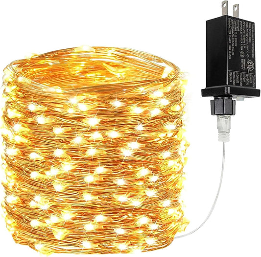200 led count on 66 ft of bendable copper wire (also 100/300/400 led variants)