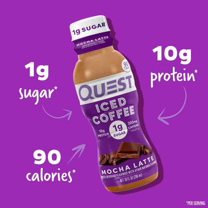 200mg caffeine per bottle (comparable to two 8oz cups of coffee)