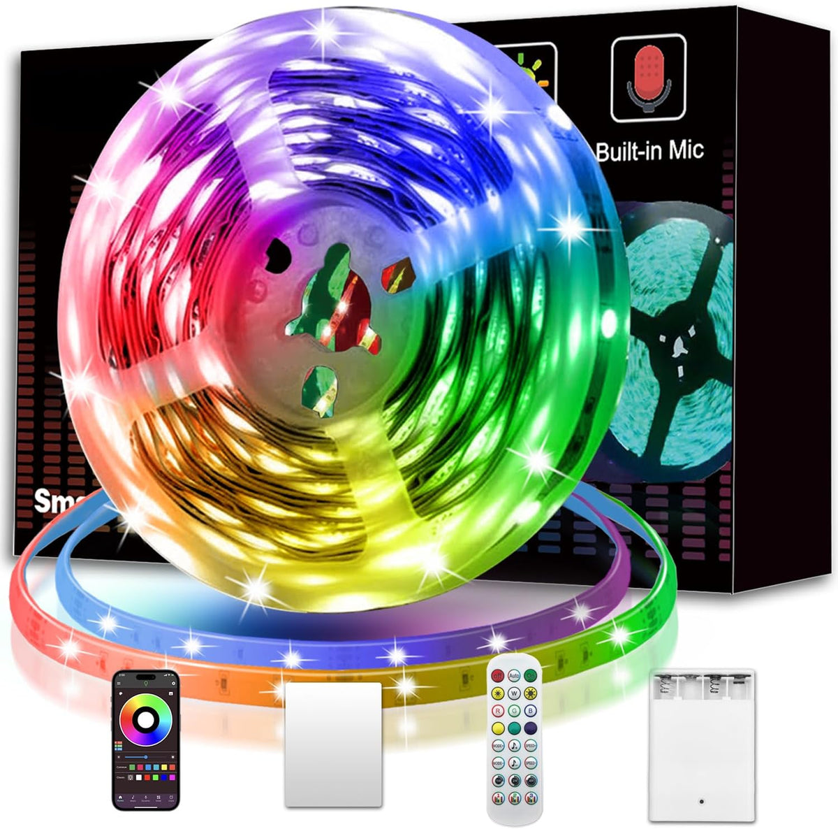 20ft / 6m rgb led strip with color-changing capability