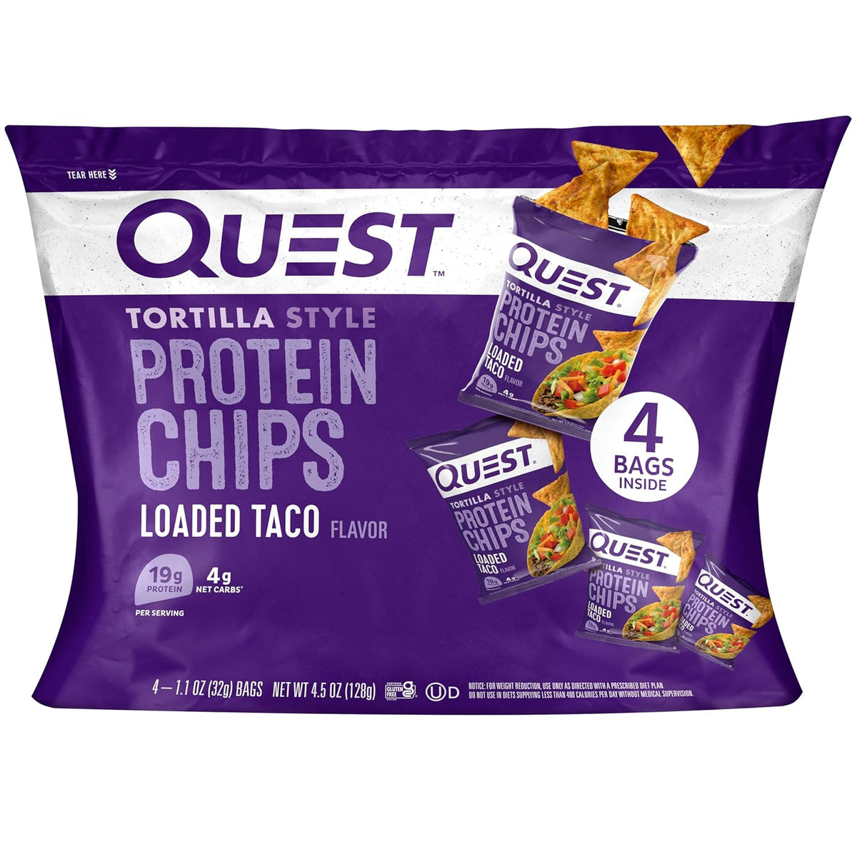 20g protein per 1.1 oz single-serve bag