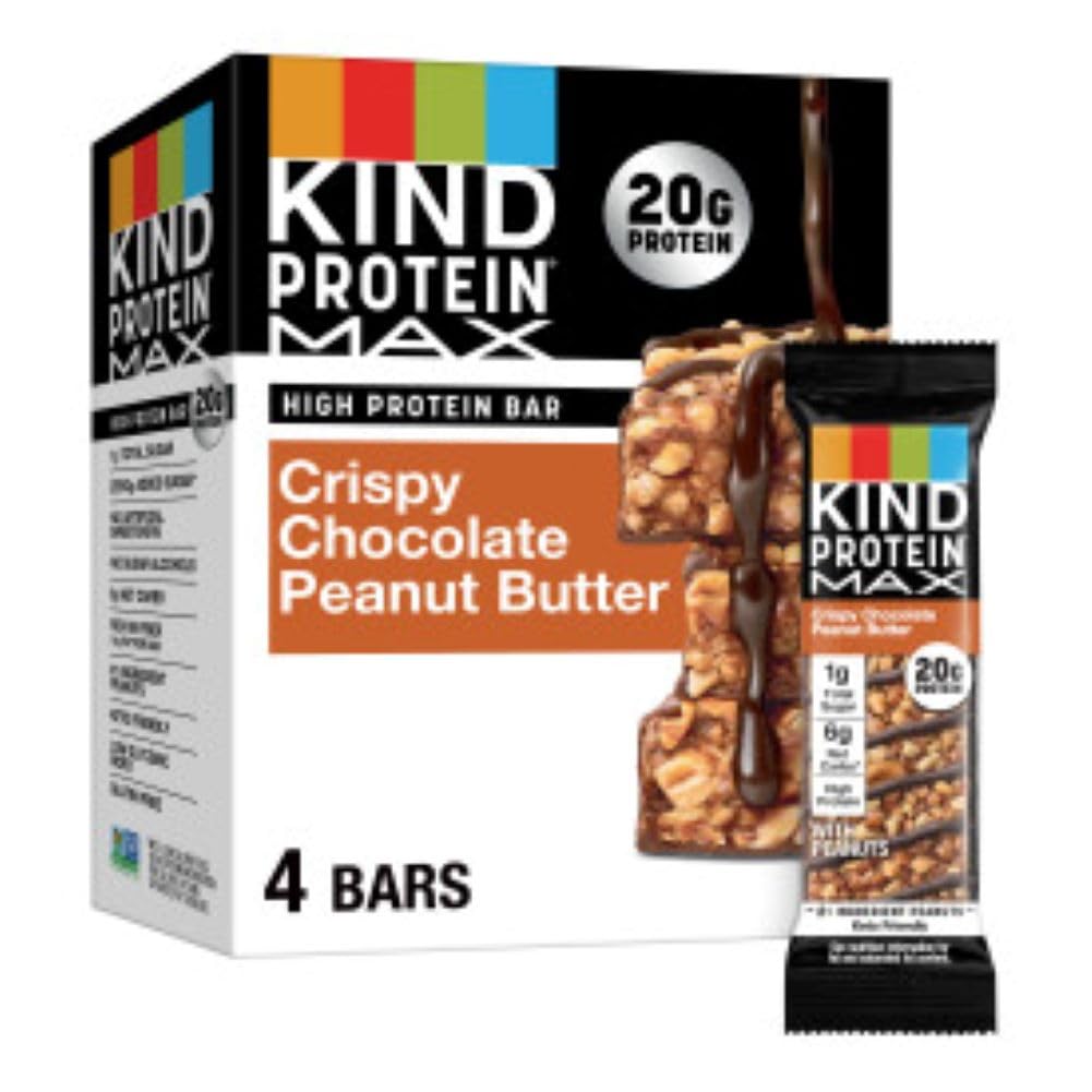 20g protein per bar from nuts and peanut butter