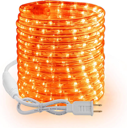 216 led bulbs across 18 ft of clear pvc tube with 1-inch bulb spacing