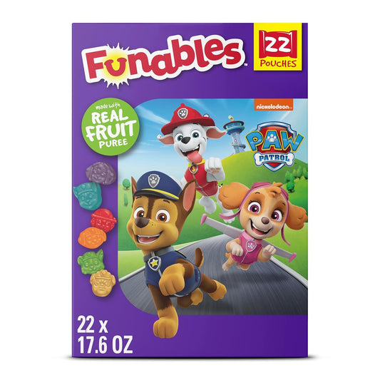 22 individually wrapped 0.8 oz pouches for grab-and-go convenience