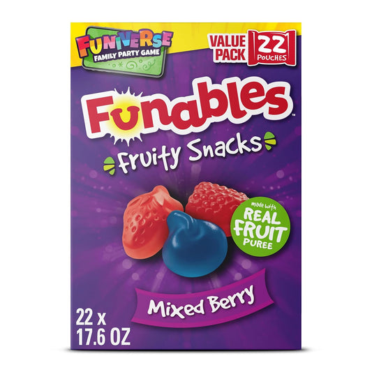 22 individually wrapped 0.8 oz pouches per box