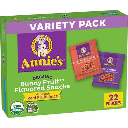 22 individually wrapped single-serve pouches in a 15.4 oz box