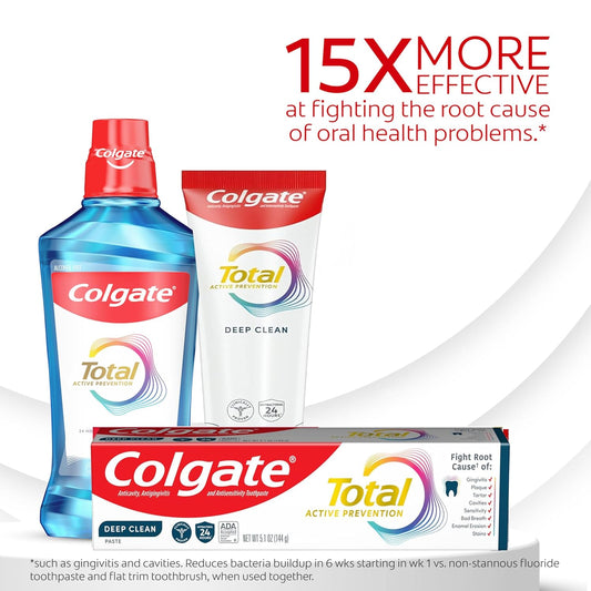 24-hour antibacterial protection with consistent twice-daily brushing