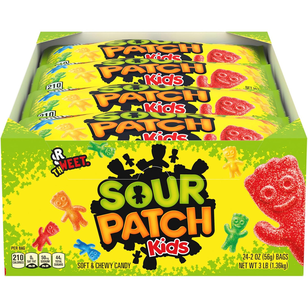 24 individually wrapped 2 oz bags for portion control and freshness