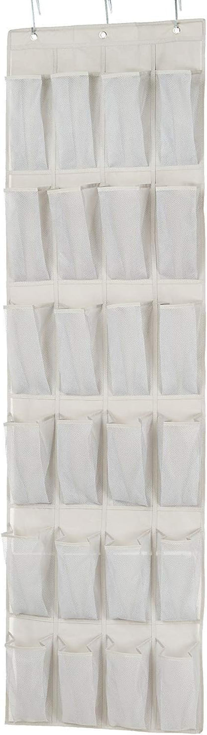 24 medium mesh pockets measuring 8.8" tall x 4.5" wide