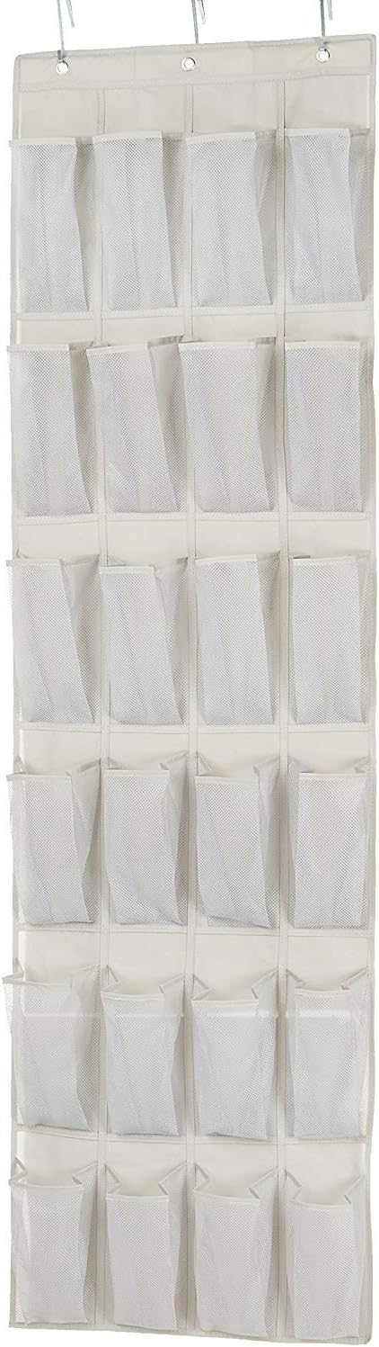 24 medium mesh pockets measuring 8.8" tall x 4.5" wide