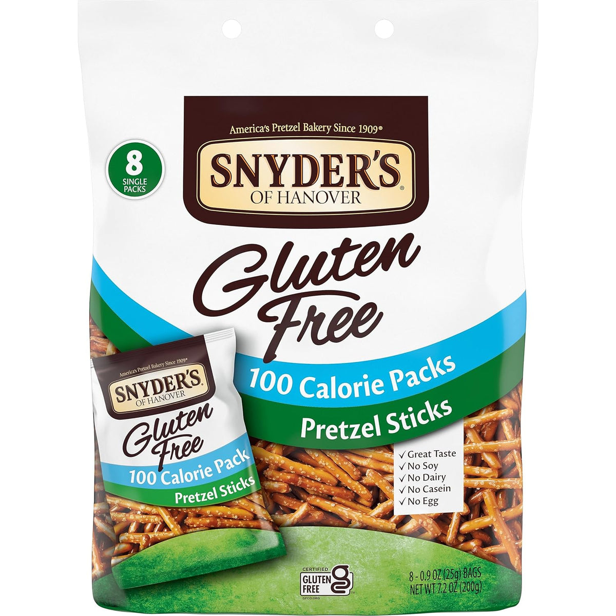 24 (or 8/16/48) individually wrapped 100-calorie single-serve packs for grab-and-go convenience