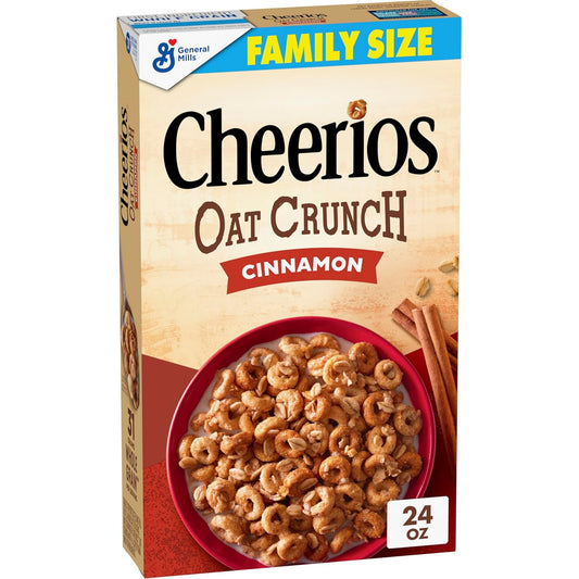 24 oz family size box with approximately 12 servings