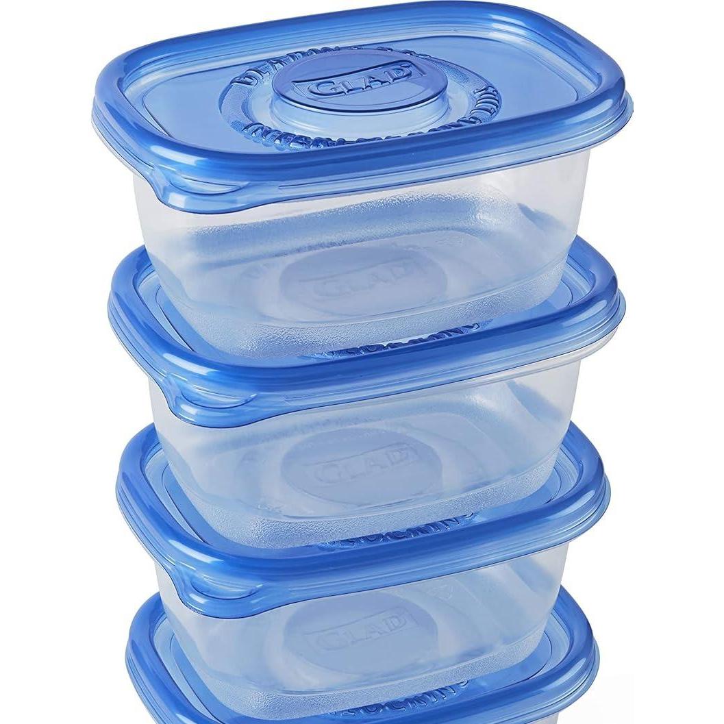 24 oz medium rectangle capacity (round and 3-count variants also available)