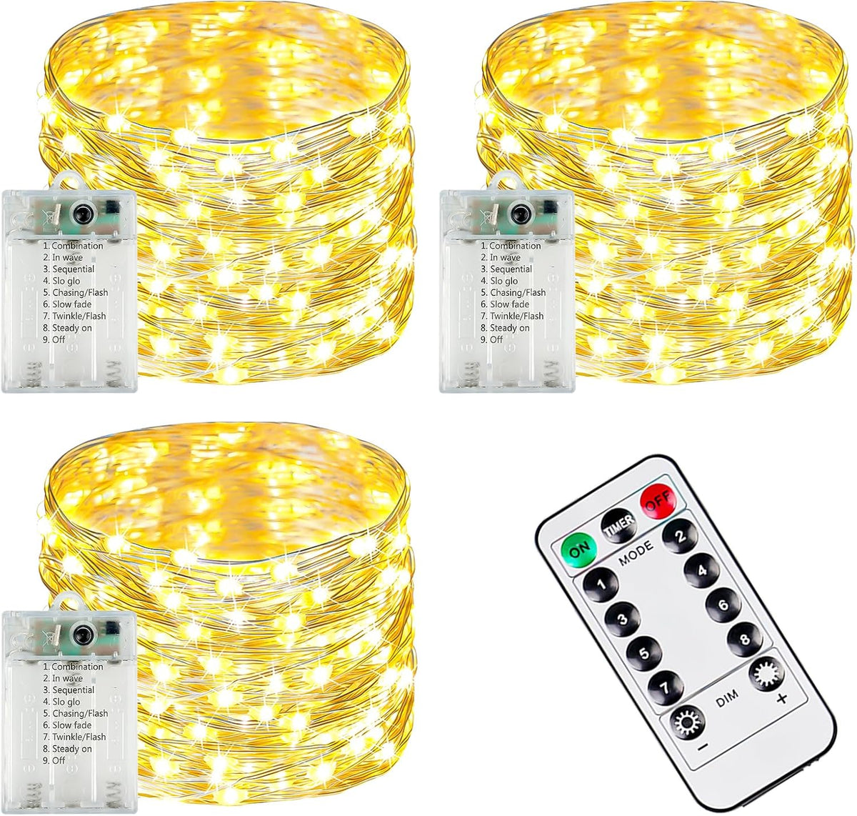 240 total leds across 3 strings (80 leds per 26ft string)