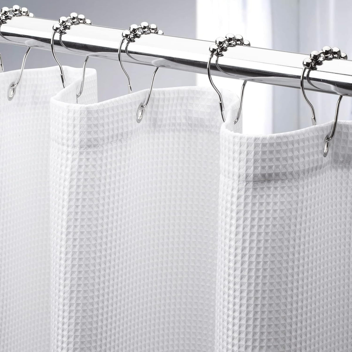 240gsm heavy-duty polyester fabric (roughly 2.5x heavier than standard 90gsm curtains)