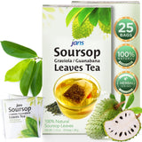 Jans Guanabana Herbal Tea – Cozy Housewarming Gift for Her, 25 Individually Wrapped Bags