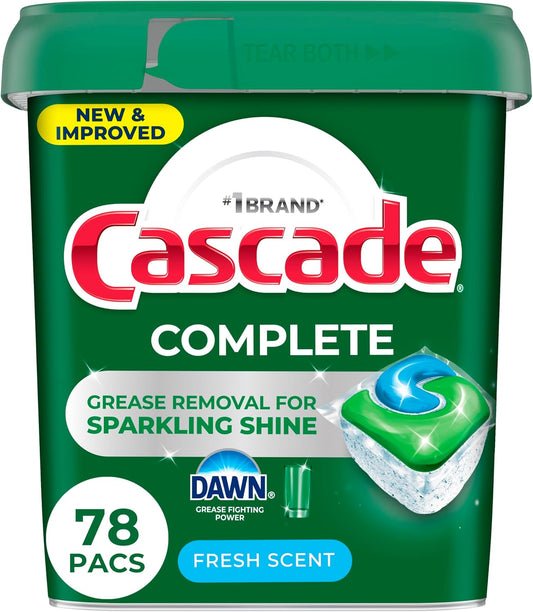 25% more cleaning ingredients per pod compared to cascade original