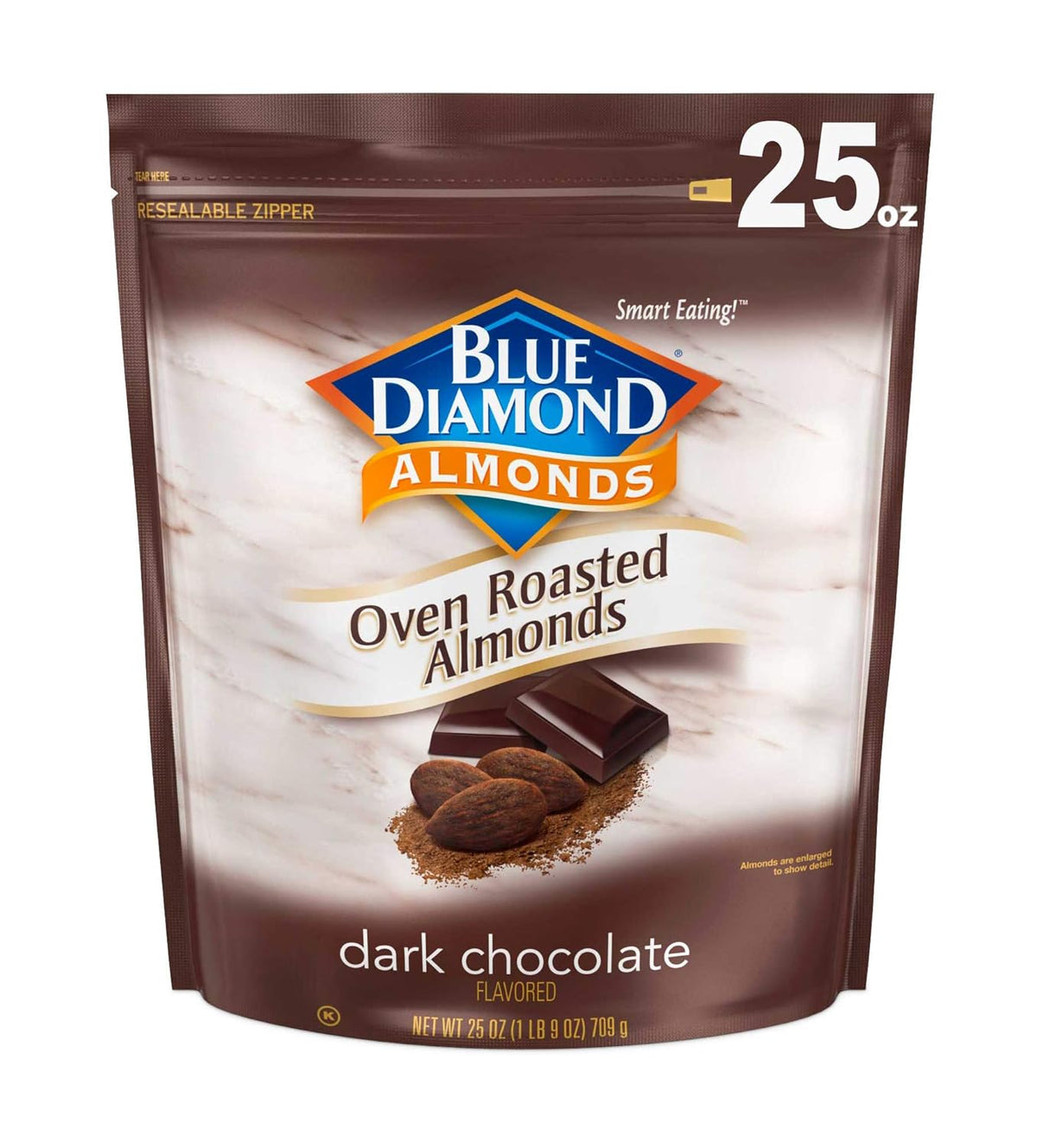25 ounce resealable stand-up bag (also available in 1.56 lb size)