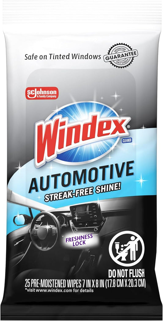 25 pre-moistened wipes in a resealable canister with freshness-lock design