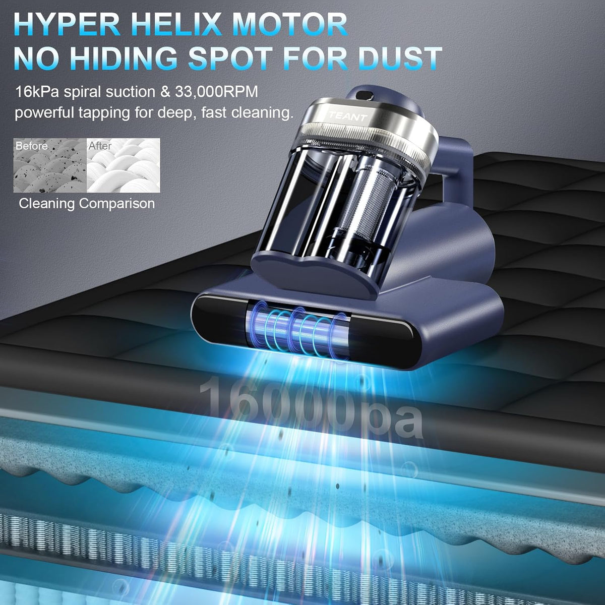 253.7nm uv-c light with gravity-sensor wheel activation for leak prevention
