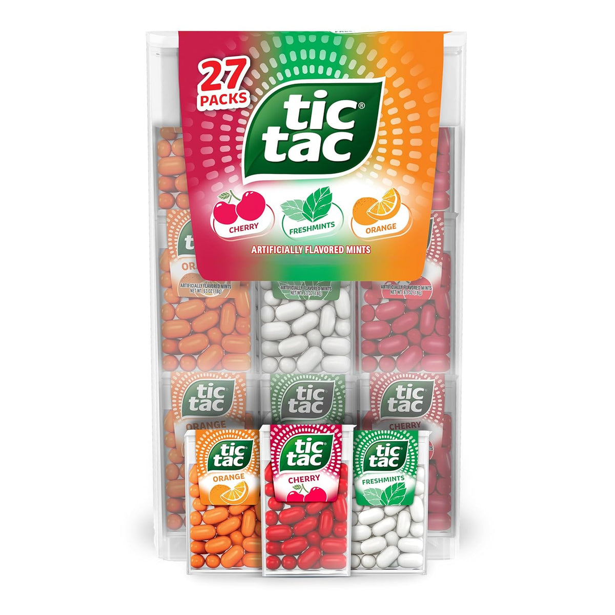 27 individual 0.63 oz packets totaling 17.14 oz