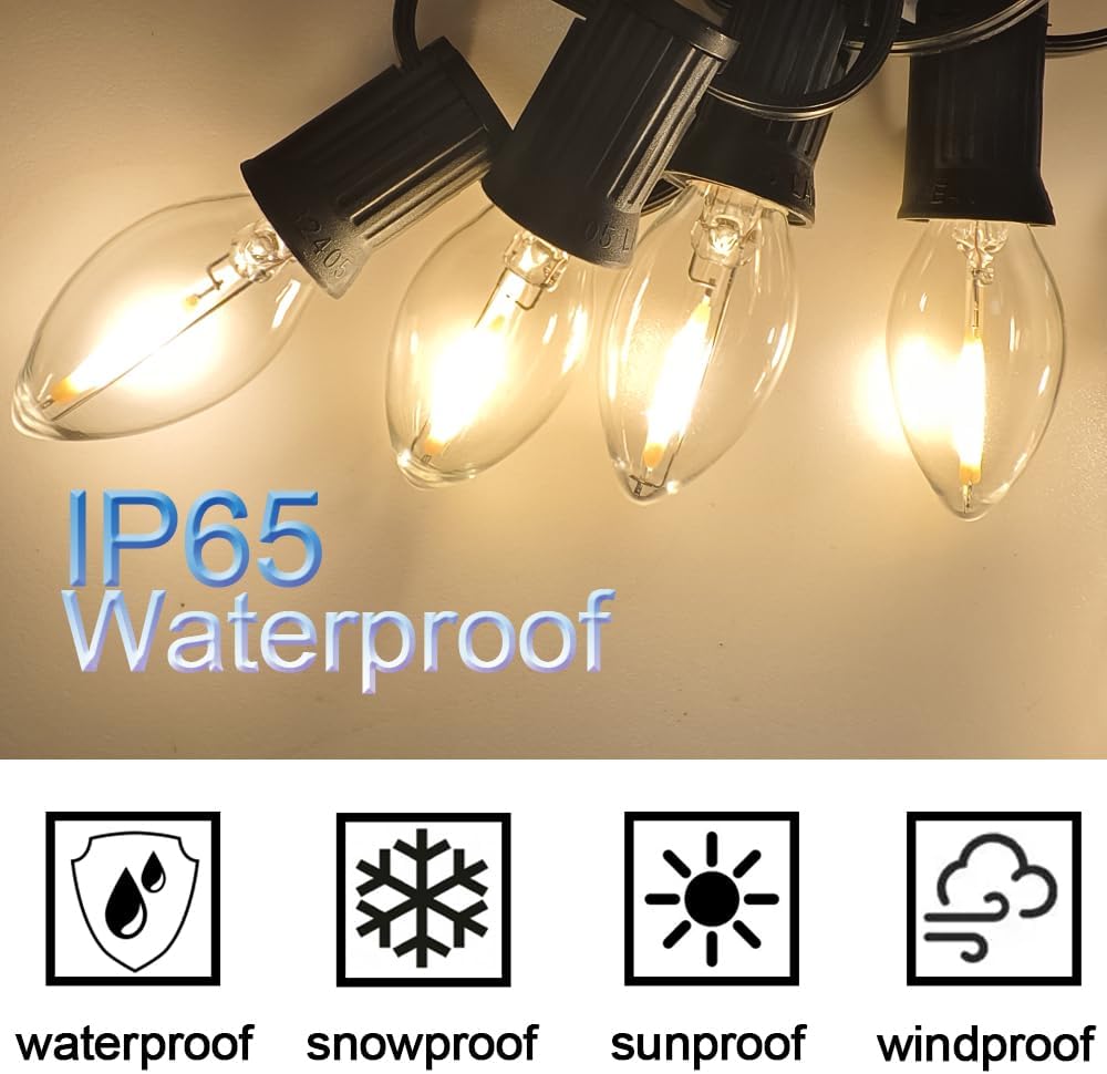 2700k warm white color temperature (clear variant) for cozy incandescent-like glow