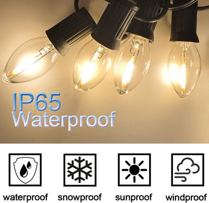 2700k warm white color temperature (clear variant) for cozy incandescent-like glow