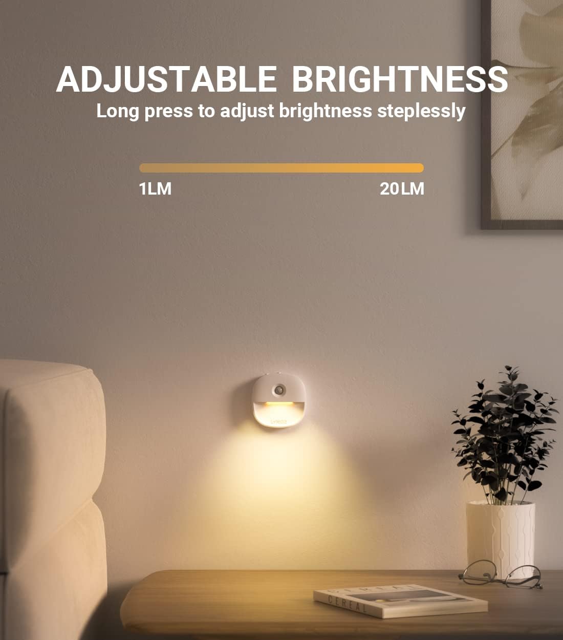 2700k warm white led with semi-hidden bead design for glare-free soft light