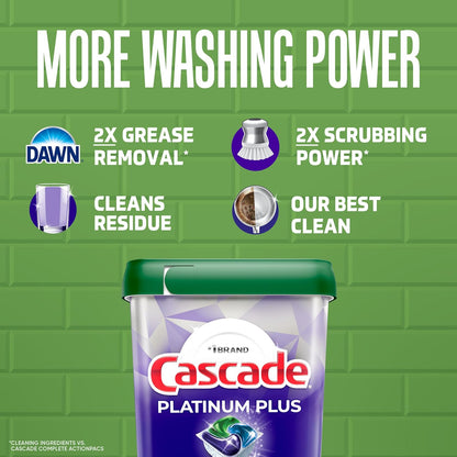2x scrubbing power with built-in tough food scrubbers