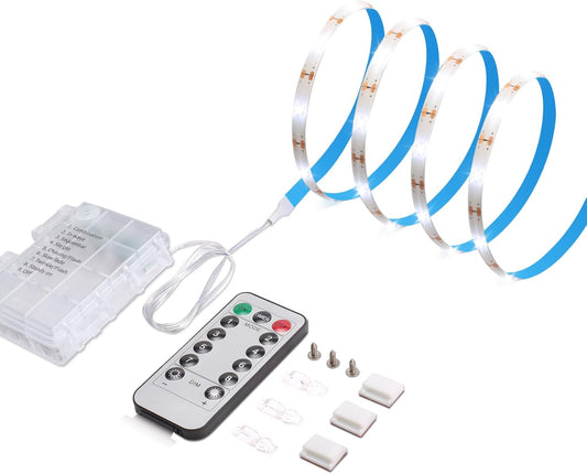 3.3ft flexible led strip with 30 cool white 6000k leds