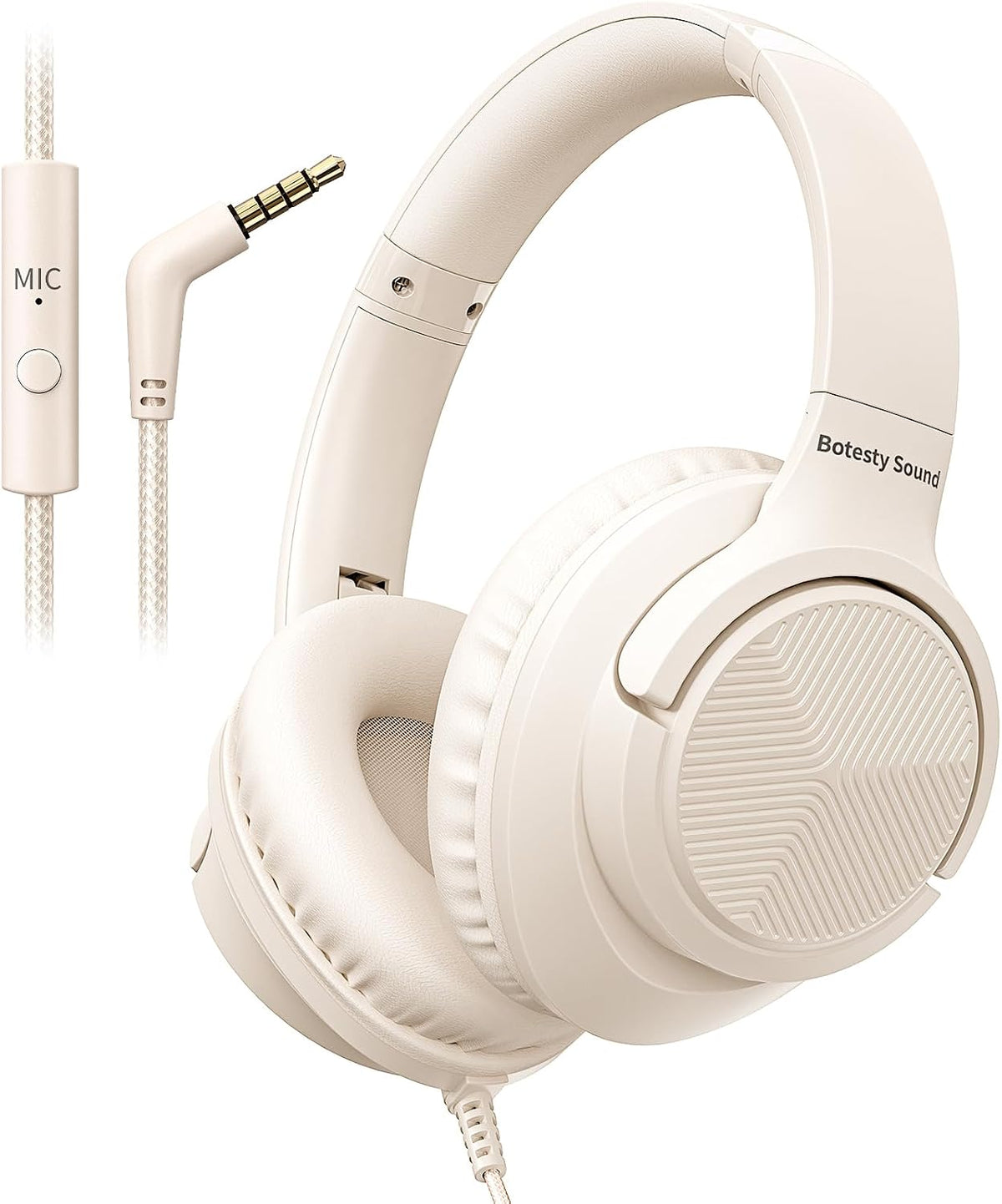 3.5mm wired connection with built-in microphone for calls and online learning