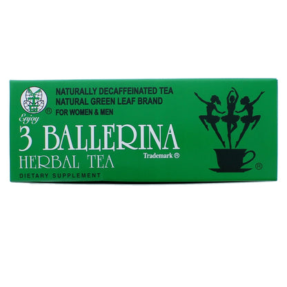 3 Ballerina Tea - 18 Bags by 3 Ballerina | Holiday Stocking Stuffer for Postpartum Friends on a Weight Loss Journey