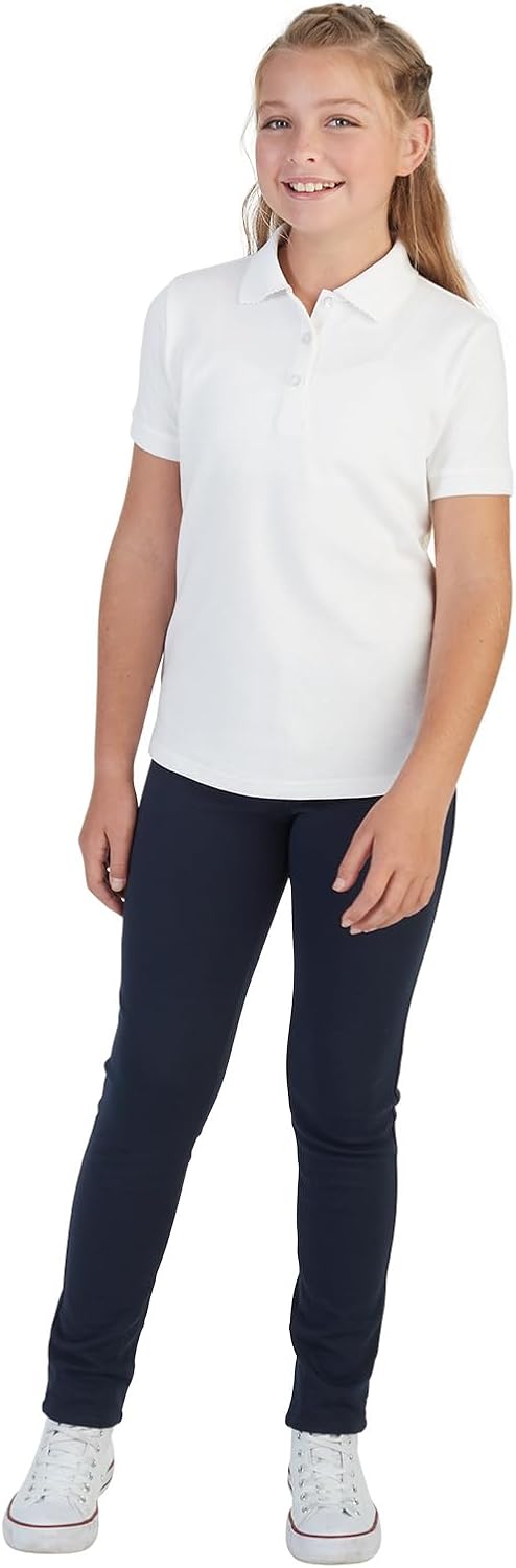 3-button placket in classic polo styling