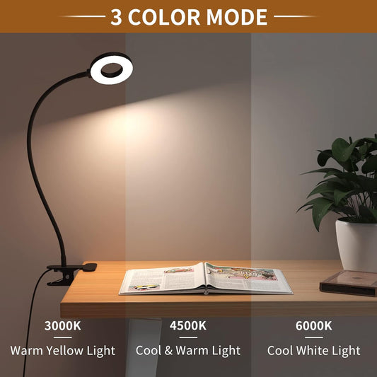 3 color temperatures (3000k warm, 4500k mixed, 6000k cool) with 10 dimming levels each